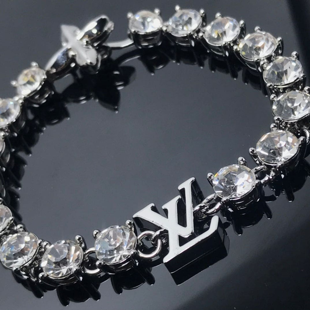 18K Louis Vuitton Crystals Bracelet